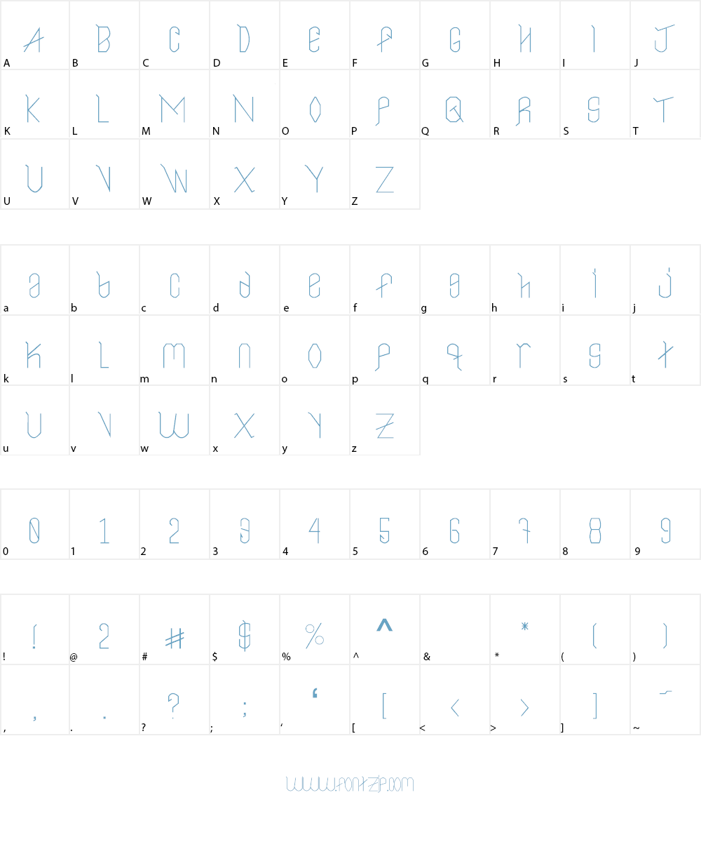 Neo LR Font Character